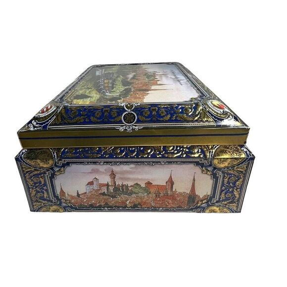 Lebkuchen Schmidt 175 Years The Ludwigs Railway Nuremberg to Furth Large Tin - Picture 3 of 12